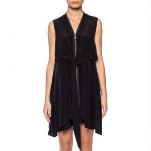 ALLSAINTS Jayda Zip-Front Silk Dress never worn!